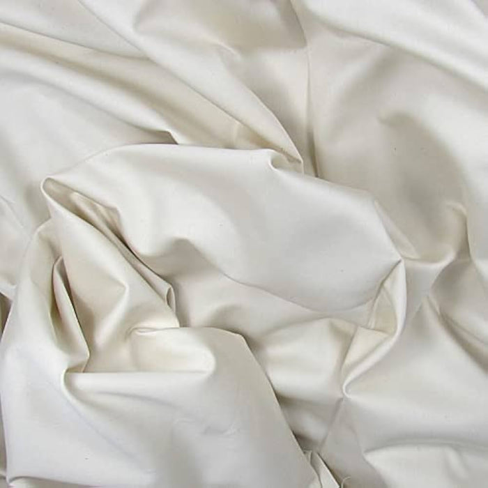 White crisp sheet made of cotton in a wrinkled setting